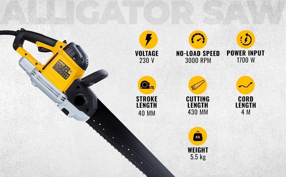 DeWalt Alligator special saw DWE397