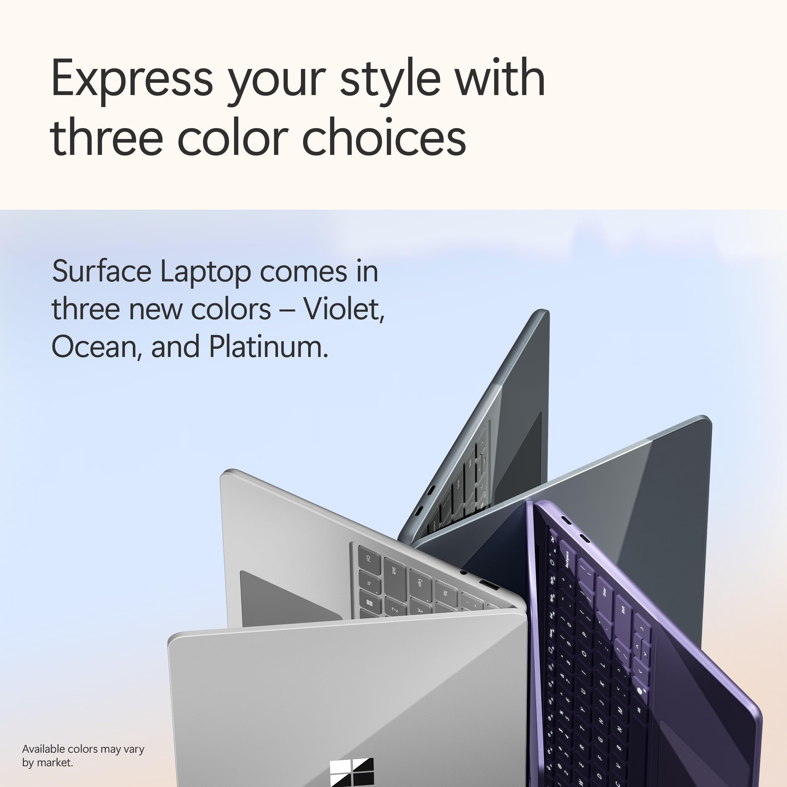 Microsoft Surface Laptop (2025), Windows 11 Copilot+ PC, 13 Touchscreen Display, Snapdragon X Plus (8 core), 16GB RAM, 512GB SSD Storage