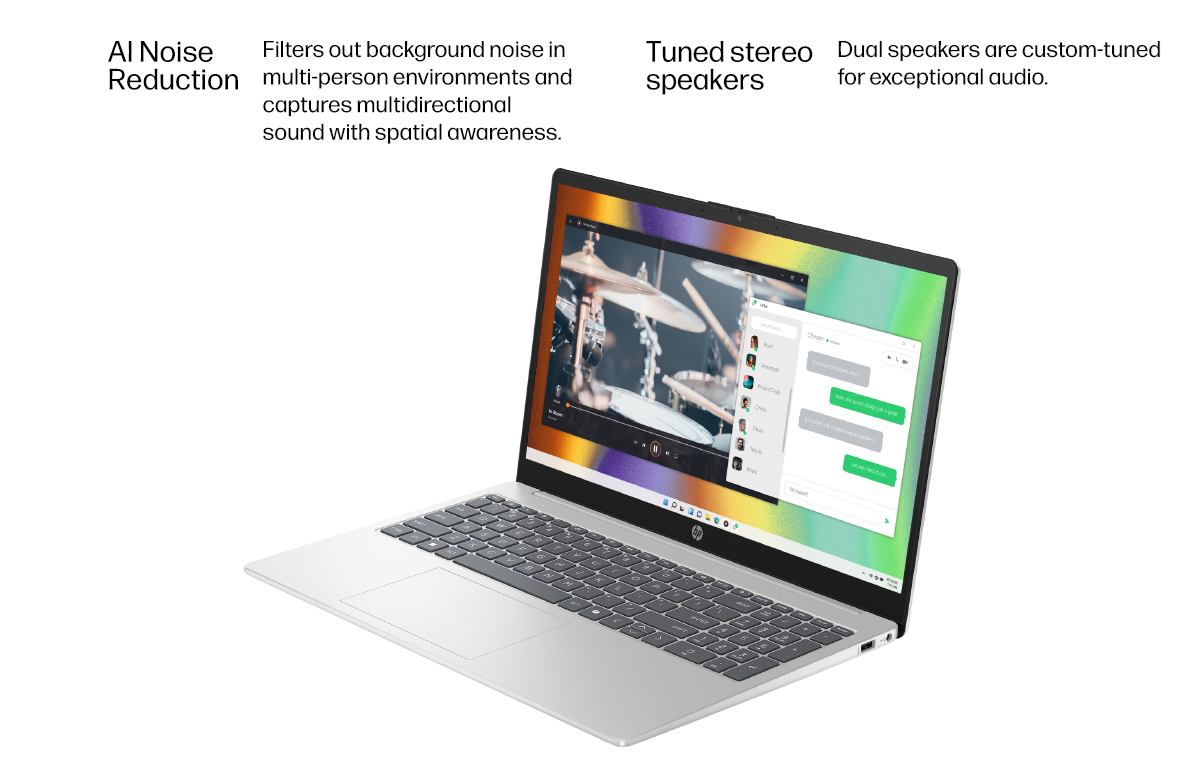 HP Laptop 15 with Intel Core i5-13345U 15.6” Inch FHD Display 16 GB DDR4 RAM | 1 TB SSD