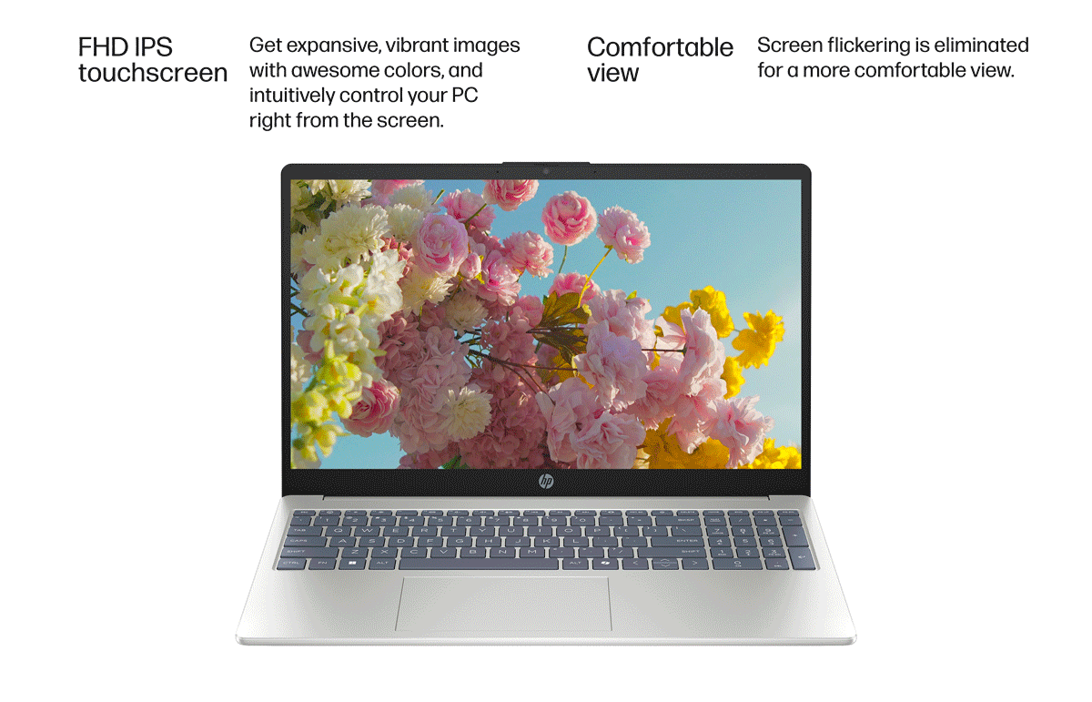 HP Laptop 15 with Intel Core i5-13345U 15.6” Inch FHD Display 16 GB DDR4 RAM | 1 TB SSD